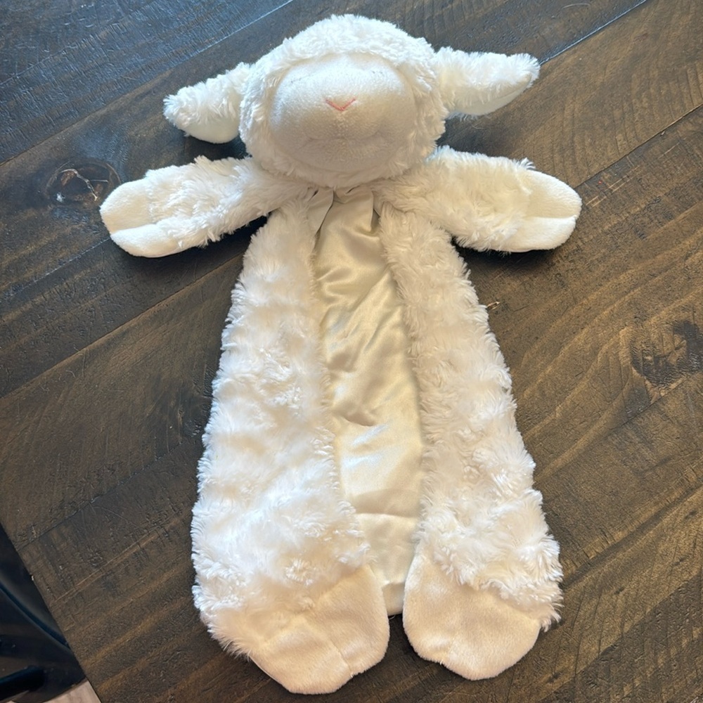 BABY Gund WINKY Lamb Sheep HUGGYBUDDY Satin Lovey